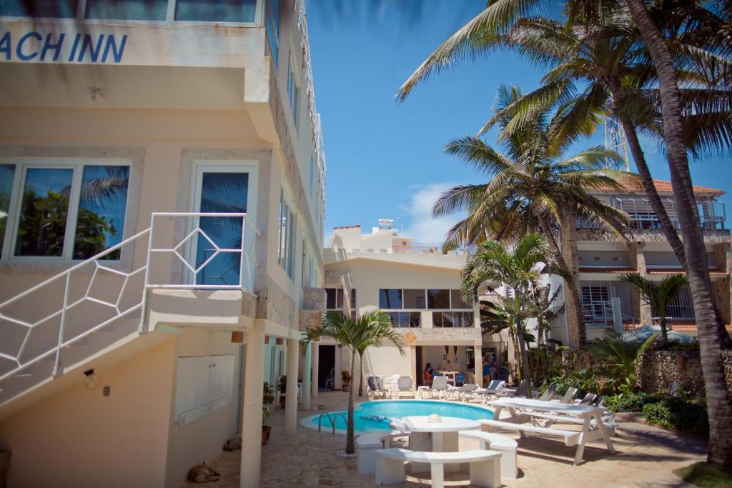 Bazén v ubytování Kite Beach Inn nebo v jeho okolí