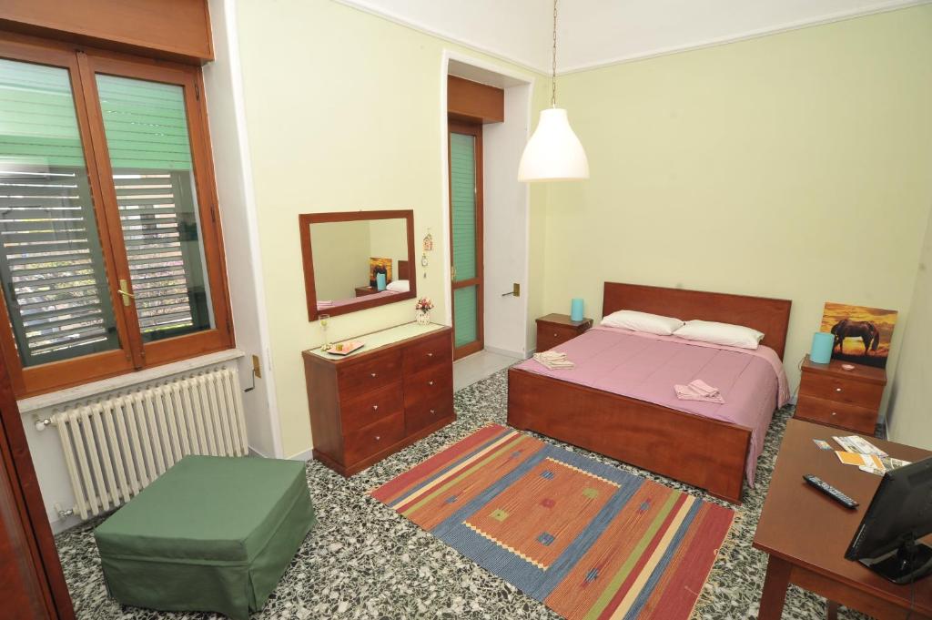 Postel nebo postele na pokoji v ubytování Le Tre Civette