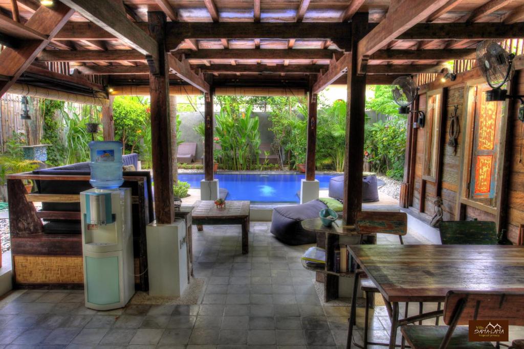 Bazén v ubytování Villas SAMALAMA Gili Trawangan nebo v jeho okolí