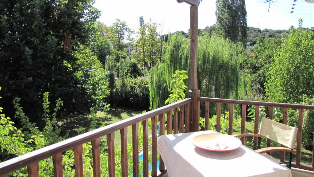 Balkon lub taras w obiekcie EL Villa Pelion