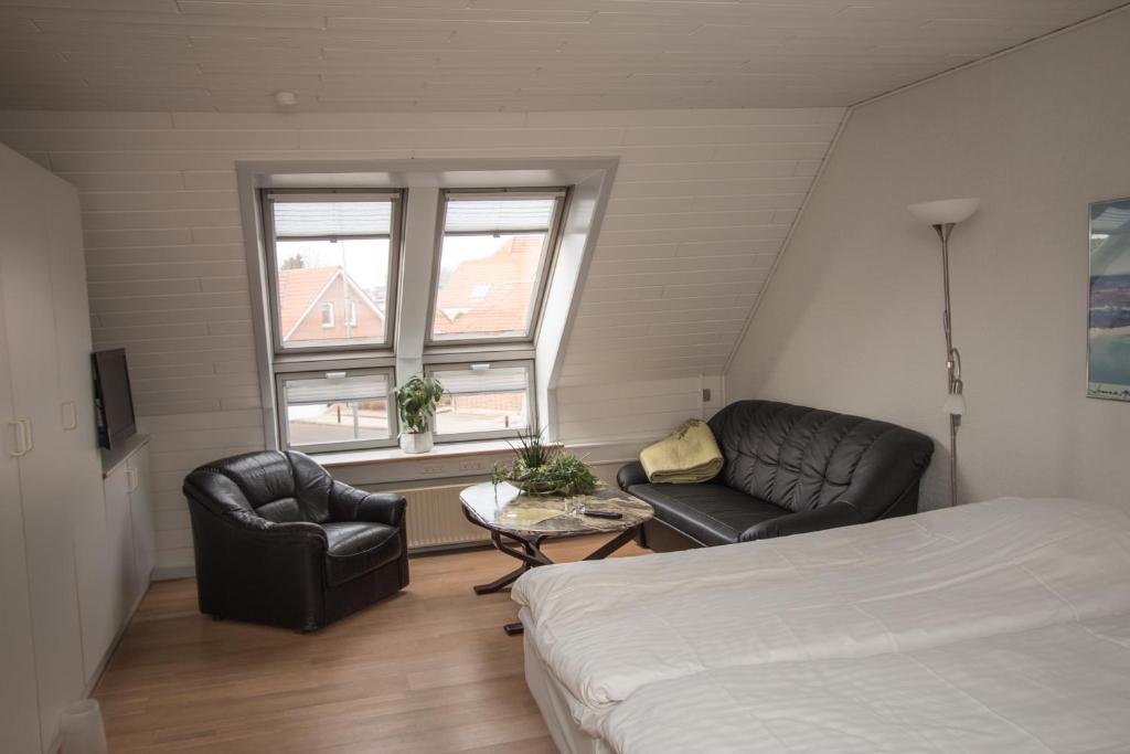 Posezení v ubytování Agerbæk Hotel