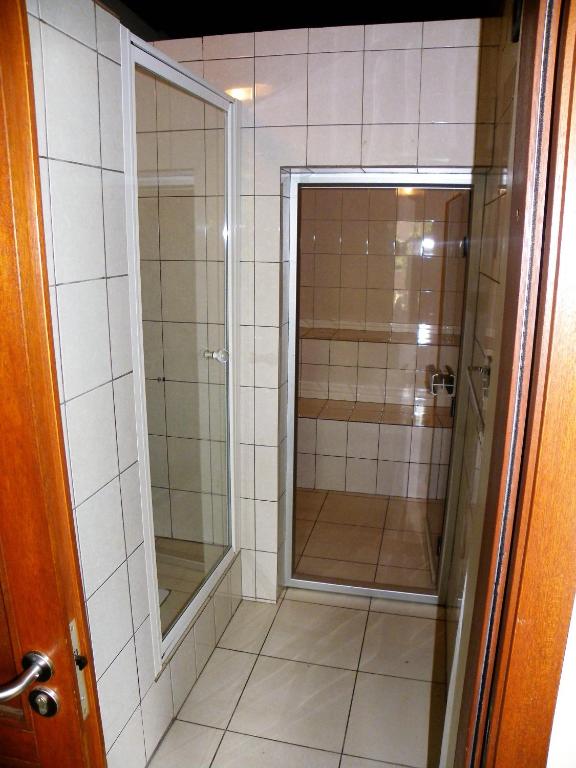 Koupelna v ubytování Botanika Hotel