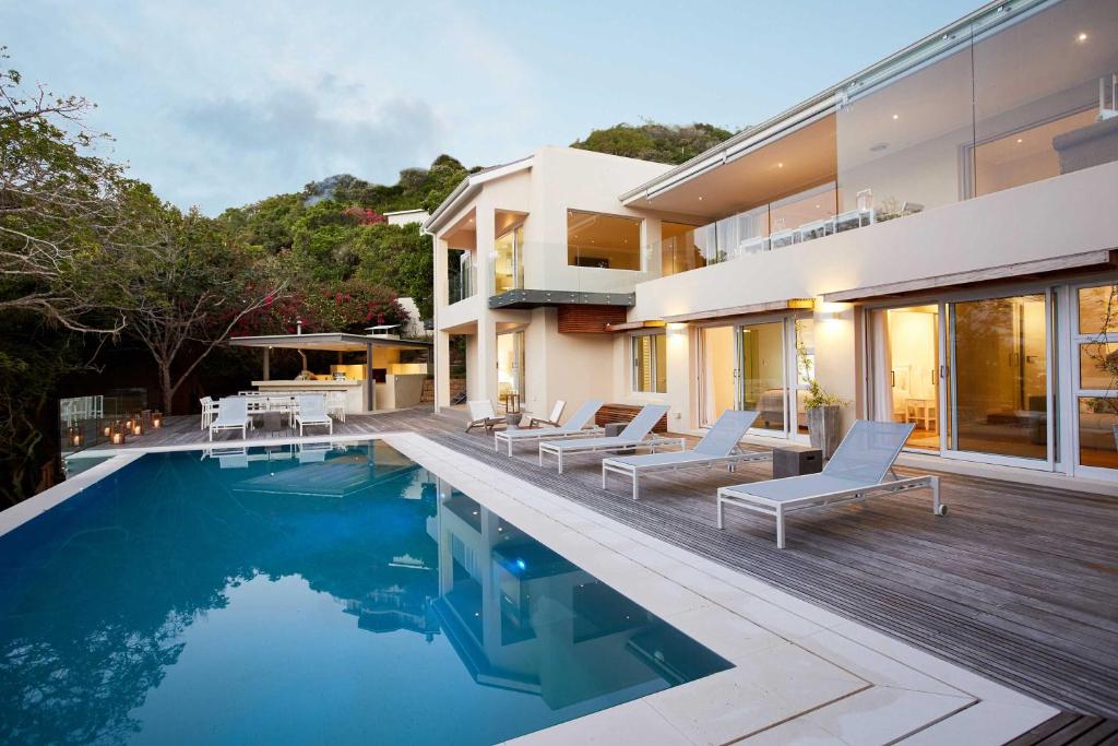 an image of a house with a swimming pool at Number Eleven Self-Catering Villa in Knysna