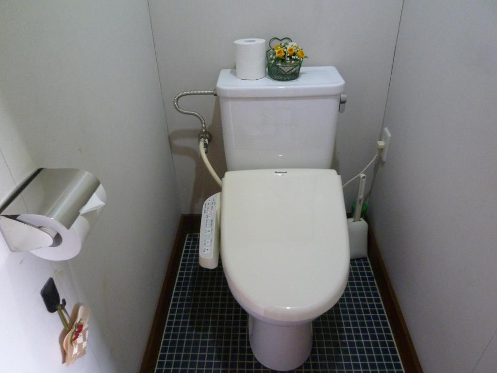 Koupelna v ubytování Pension Flora