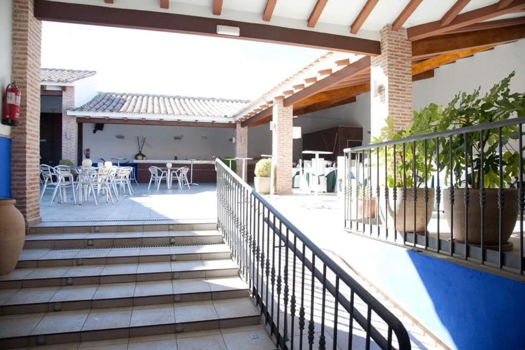 Balkón alebo terasa v ubytovaní Hostal Restaurante Dulcinea de El Toboso