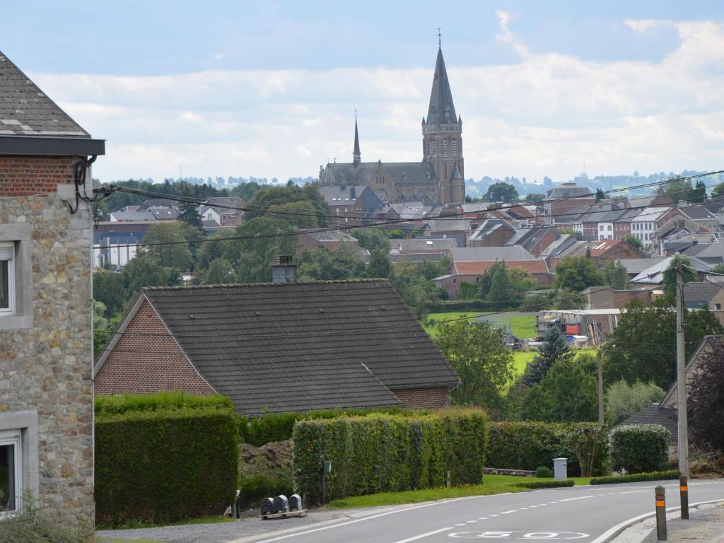 Nespecifikovaný výhled na destinaci Teuven nebo výhled na město při pohledu z prázdninového domu