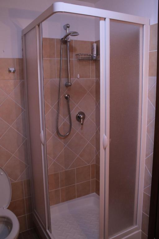 Koupelna v ubytování B&B La Pietra