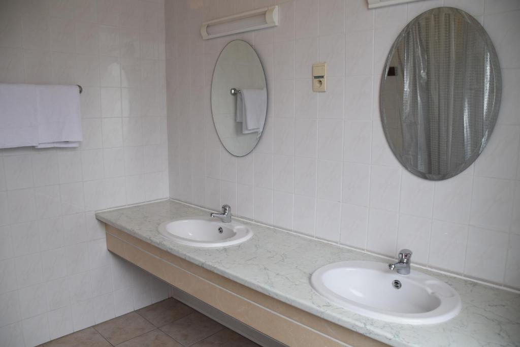 Koupelna v ubytování Hotel De Spiegel