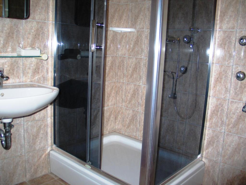 Koupelna v ubytování Guesthouse Zagora