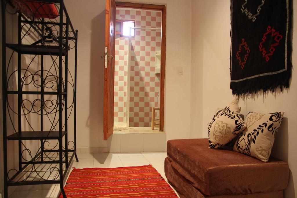Posezení v ubytování Maison d'hôtes Dar El Nath