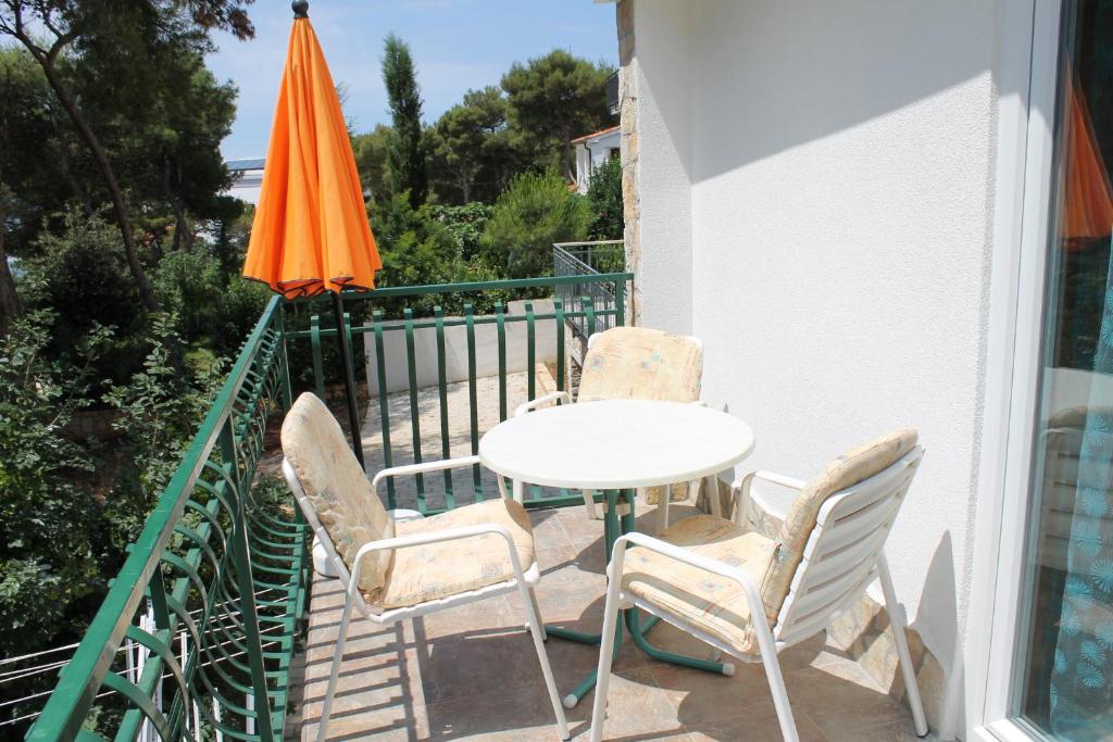 Balkón nebo terasa v ubytování Apartmenthaus Fa