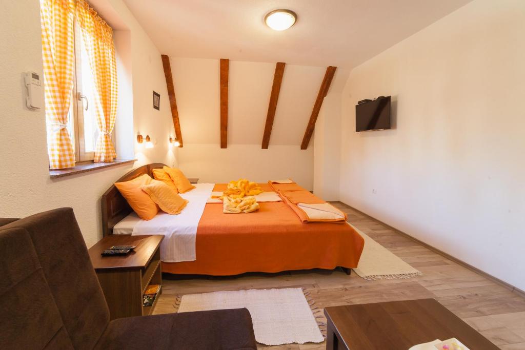Letto o letti in una camera di Guest House Rustico