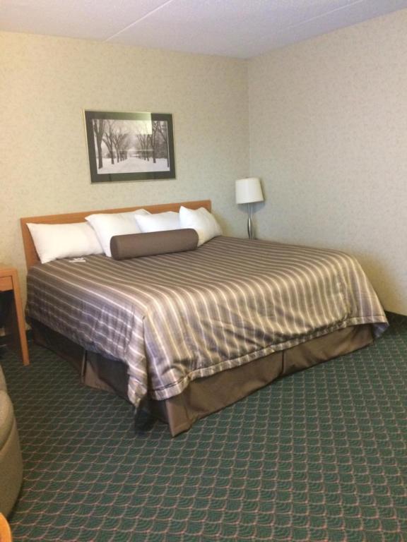 Postel nebo postele na pokoji v ubytování Travelodge by Wyndham Winnipeg East