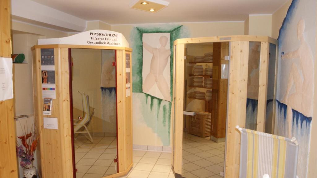 Koupelna v ubytování Hotel Sonnenheim
