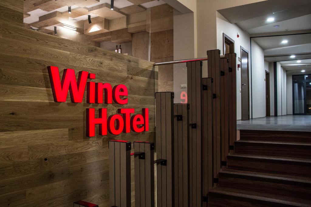Certifikát, hodnocení, plakát nebo jiný dokument vystavený v ubytování Wine Hotel Chisinau