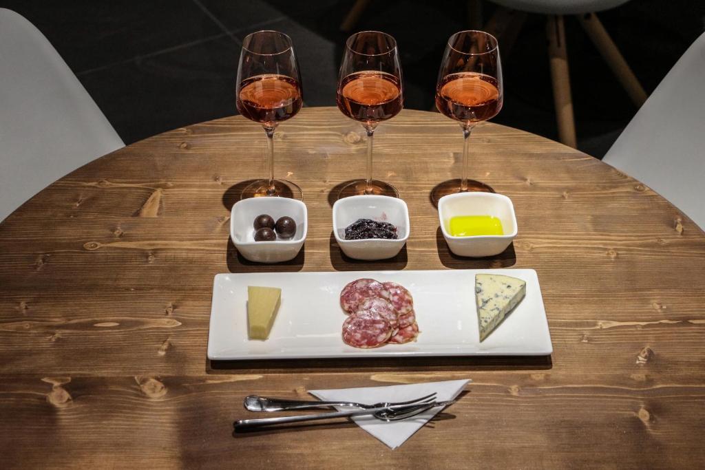 Nápoje v ubytování Wine Hotel Chisinau
