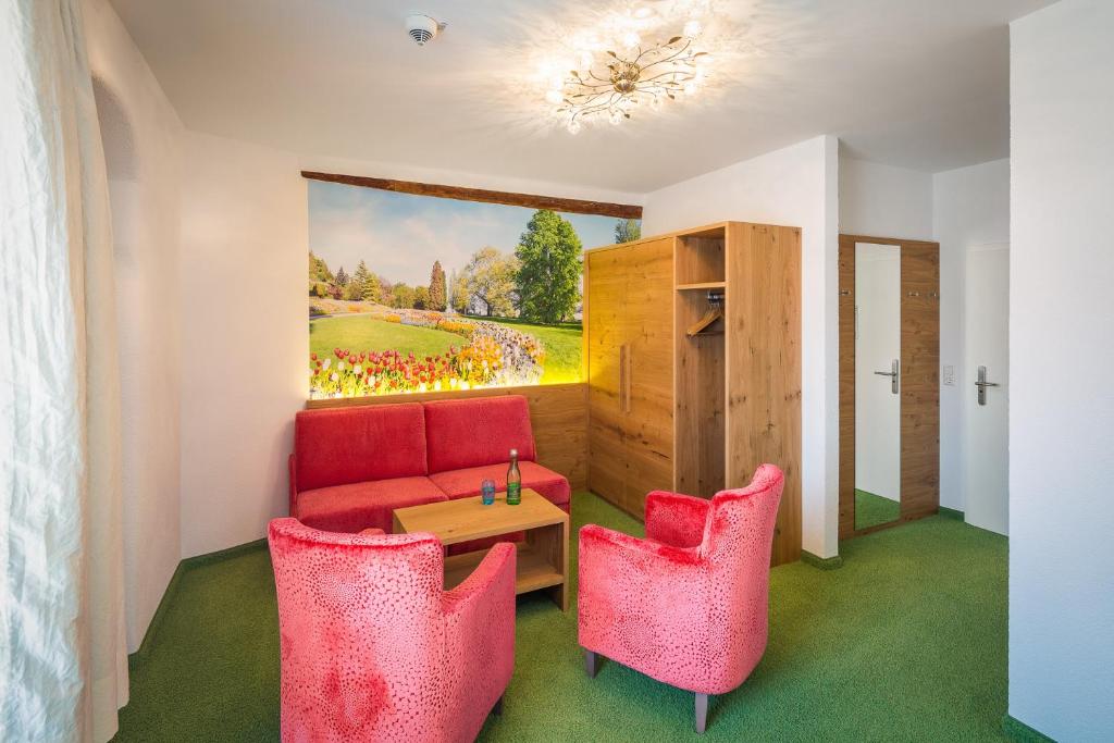 Posezení v ubytování Hotel Alte Schule