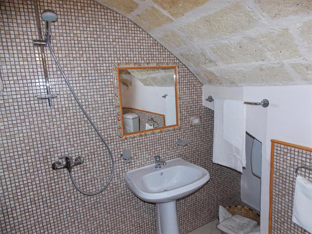 Koupelna v ubytování A casa du 'Ntunucciu