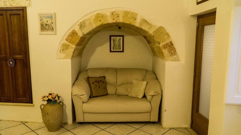 Posezení v ubytování A casa du 'Ntunucciu