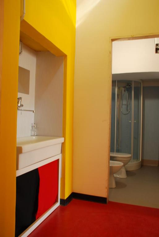 Kúpeľňa v ubytovaní Attic Hostel Torino