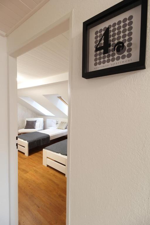 Postel nebo postele na pokoji v ubytování Villa Gap apartments