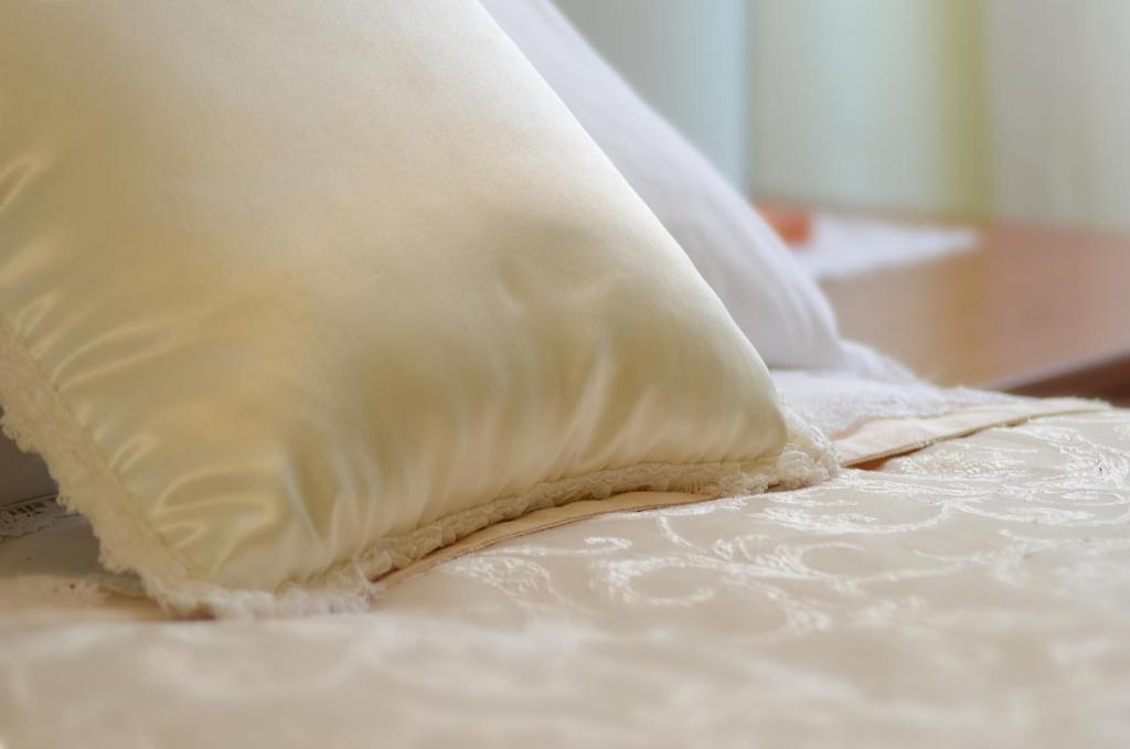 Postel nebo postele na pokoji v ubytování Hotel La Fenice