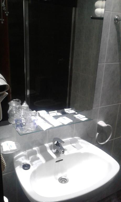 Koupelna v ubytování Hotel Casa Aurelia
