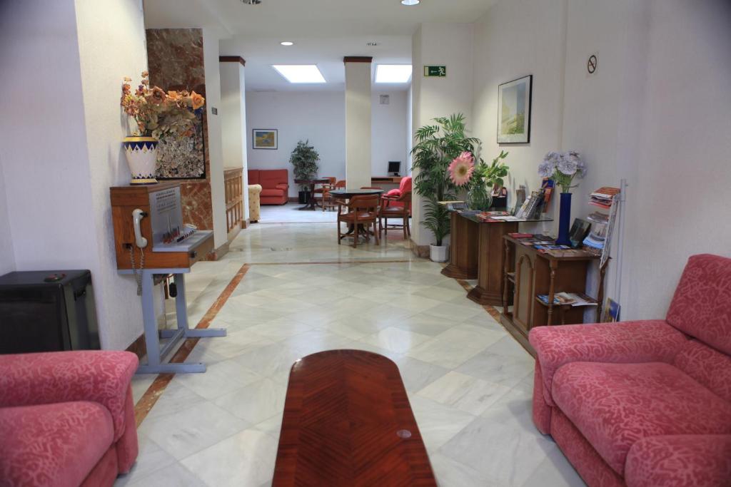 Posezení v ubytování Hotel El Coloso