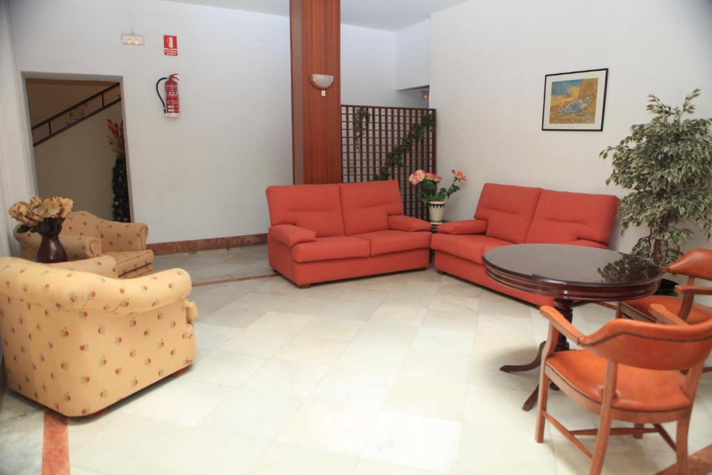 Posezení v ubytování Hotel El Coloso