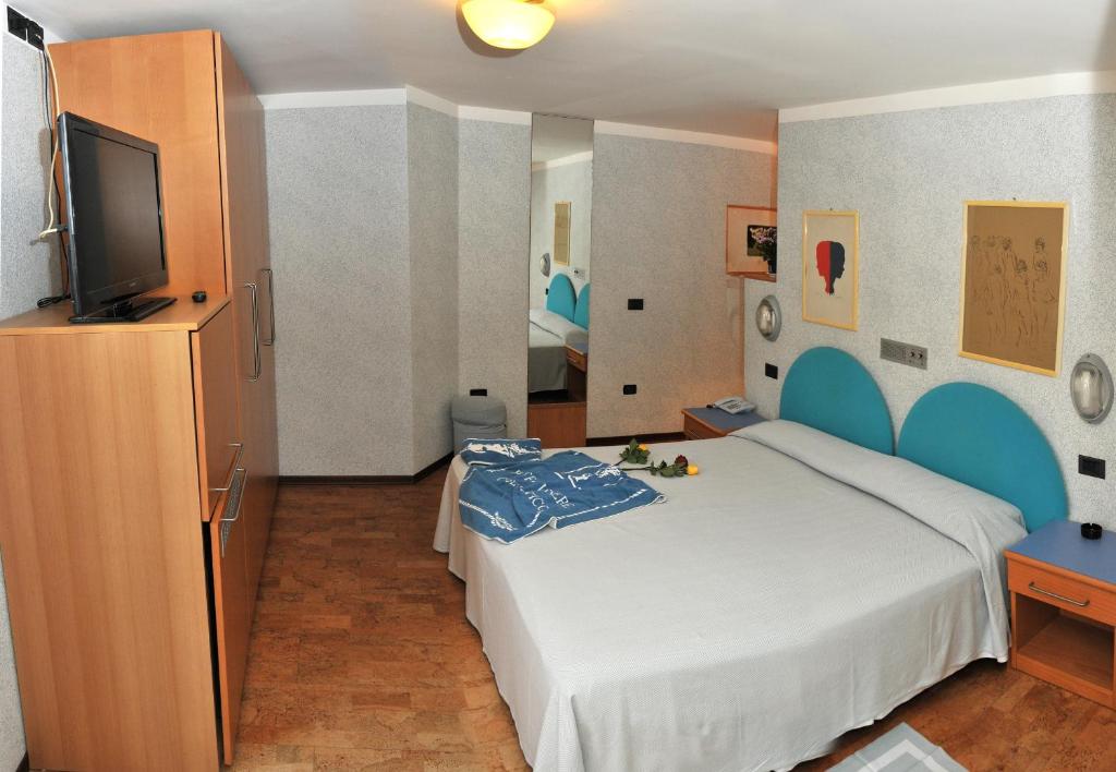 TV a/nebo společenská místnost v ubytování Hotel Venere