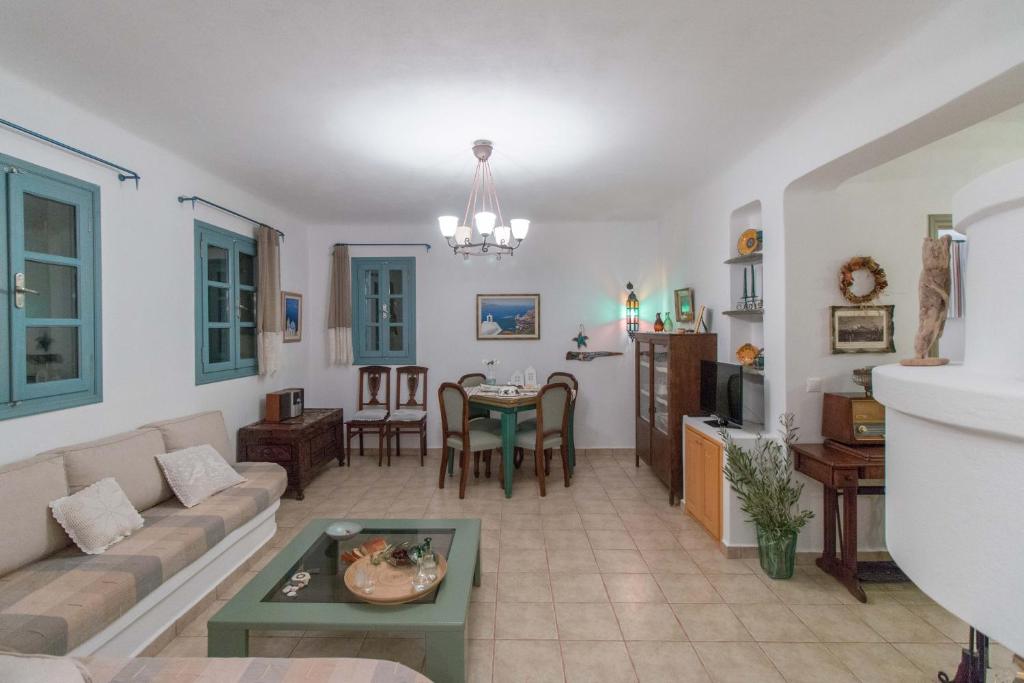 Posezení v ubytování Alma Libre Villas