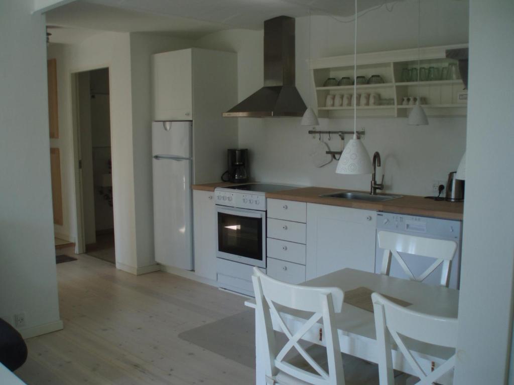 Kuchyň nebo kuchyňský kout v ubytování Svendlundgaard Apartments