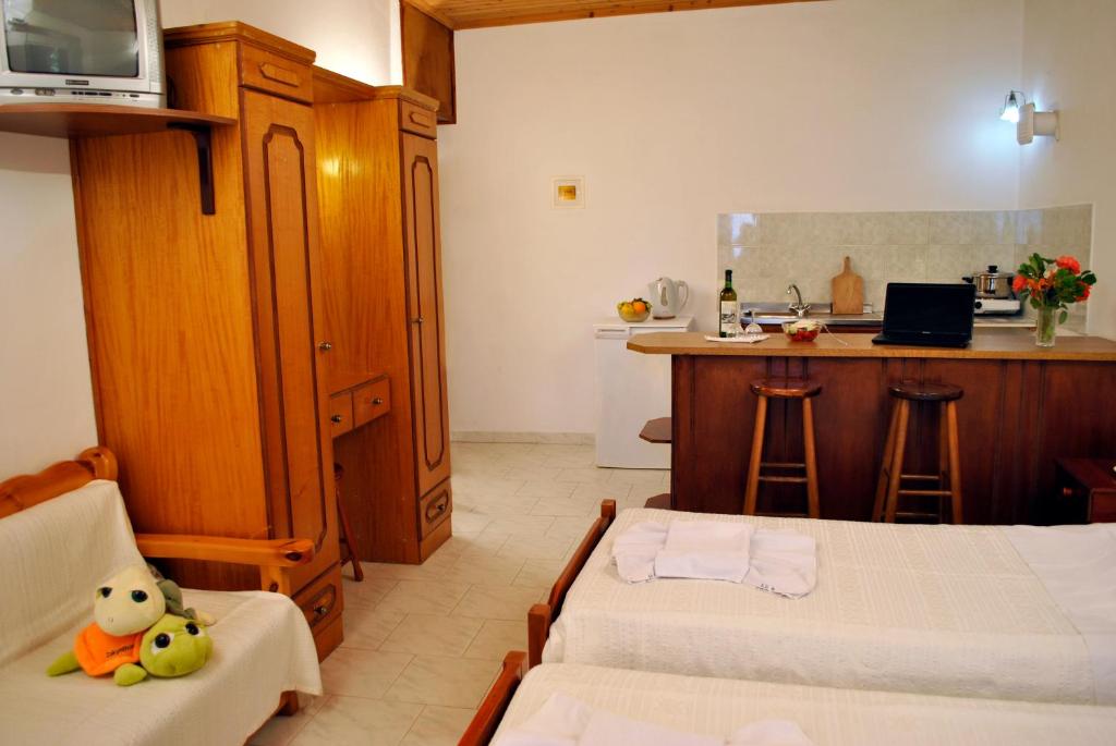 Letto o letti in una camera di Villa Phoenix