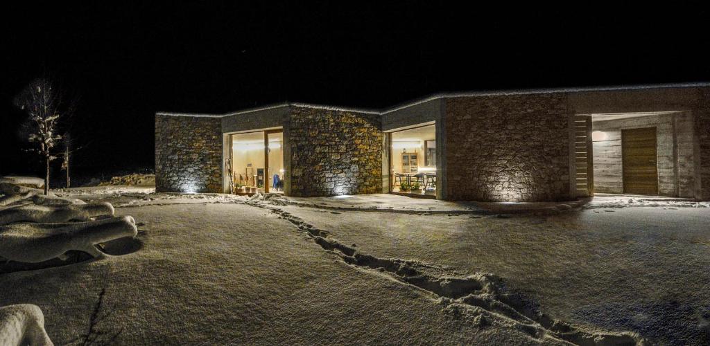 Casa Vanella v zimě