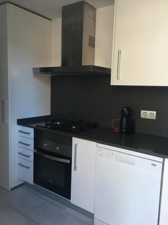 Kuchyňa alebo kuchynka v ubytovaní Apartaments El Cine