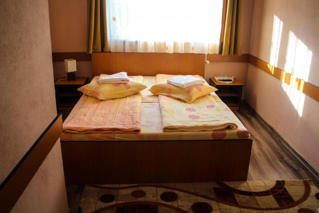 Postel nebo postele na pokoji v ubytování Hotel Tranzit