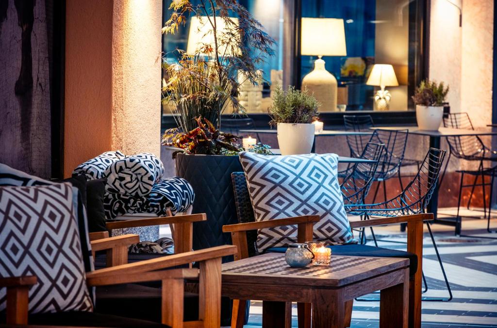 Posezení v ubytování Hotel F6