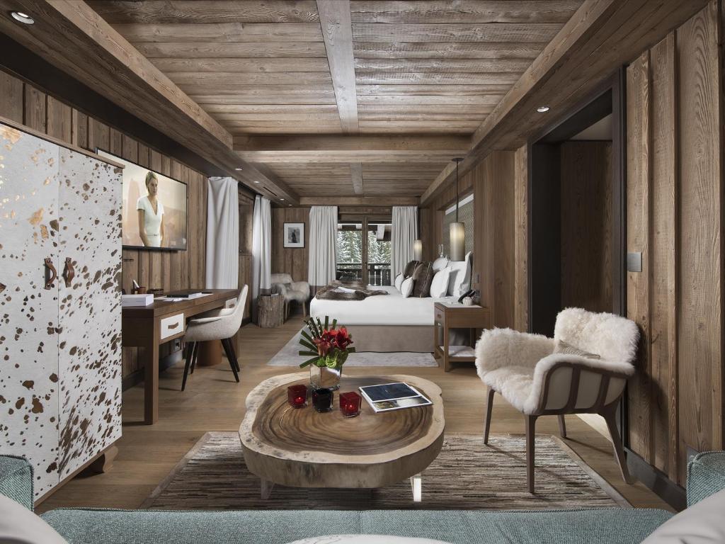 Posezení v ubytování Hôtel Barrière Les Neiges Courchevel