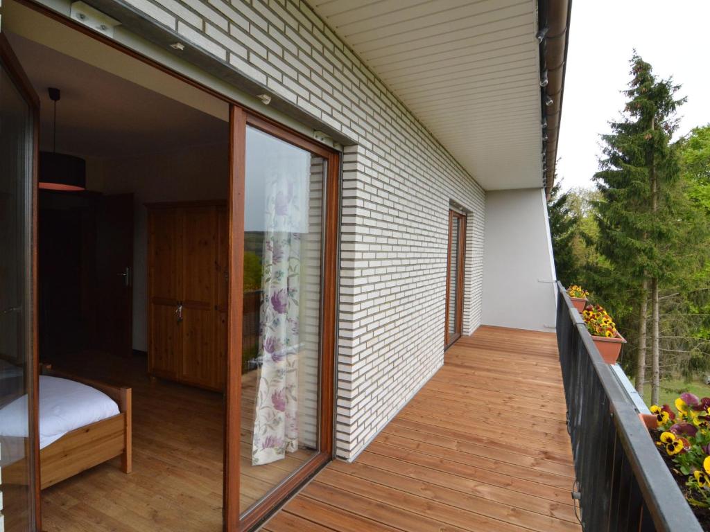 Balkón nebo terasa v ubytování Holiday Home in Waimes