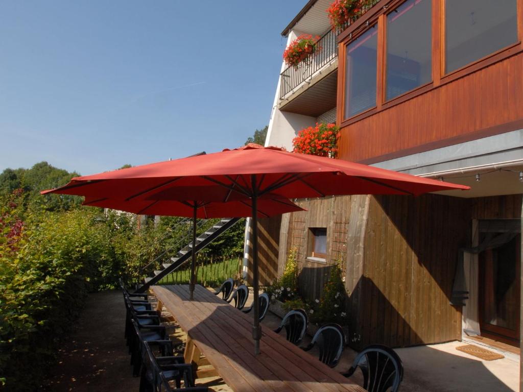 Balkón nebo terasa v ubytování Holiday Home in Waimes