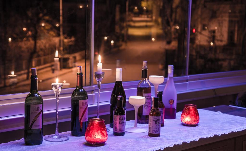Nápoje v ubytování Nizam Butik Otel Büyükada
