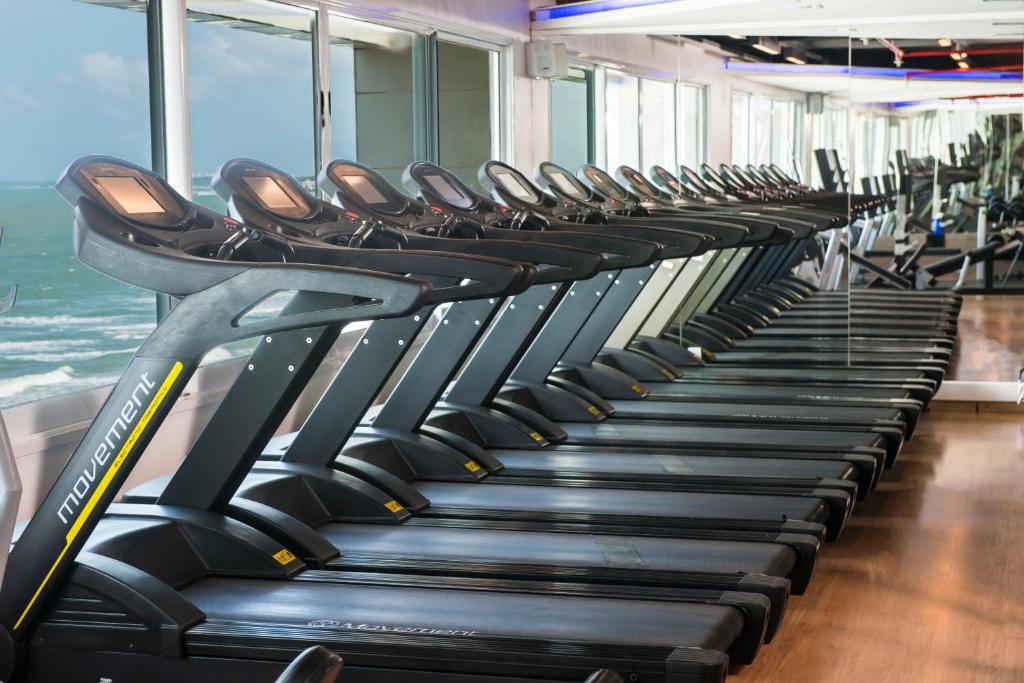 Fitness centrum a/nebo fitness zařízení v ubytování Hotel Luzeiros São Luis
