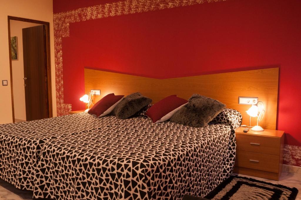 Postel nebo postele na pokoji v ubytování La Miranda