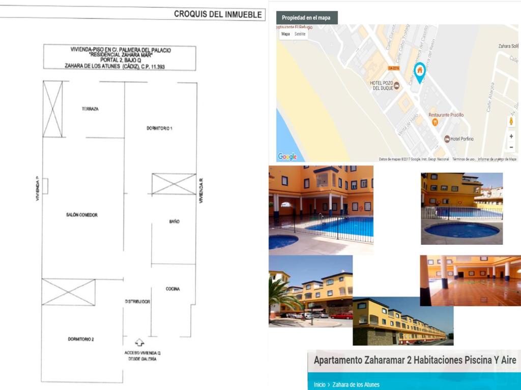 Plan piętra w obiekcie Apartamento 2H Zahara Mar