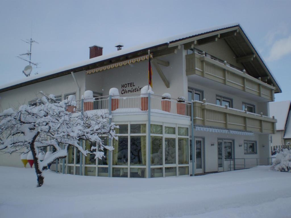 Hotel Christine v zimě
