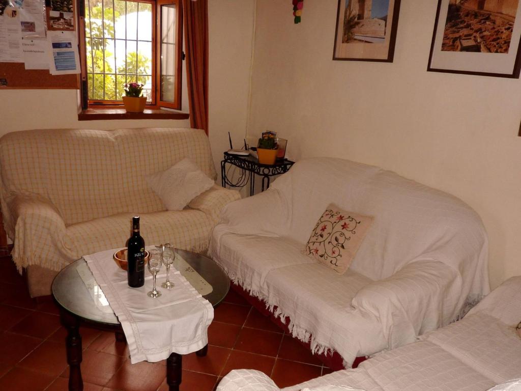 Posezení v ubytování Cottage in Villanueva near El Torcal