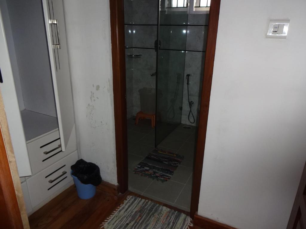 Koupelna v ubytování Irinjalakuda House