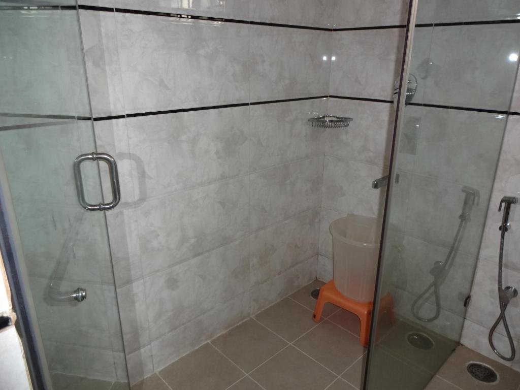 Koupelna v ubytování Irinjalakuda House