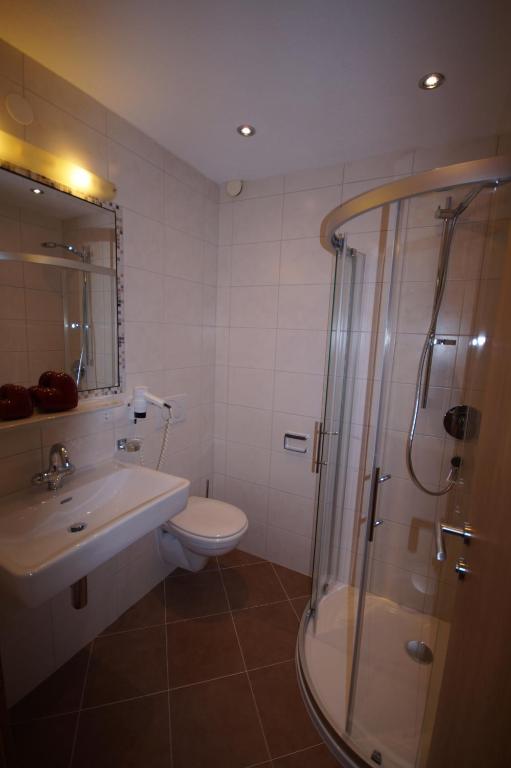 Kúpeľňa v ubytovaní Appartement Gästehaus Aloisia