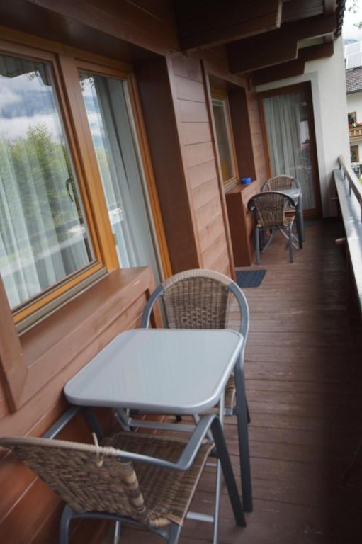Balkón alebo terasa v ubytovaní Appartement Gästehaus Aloisia